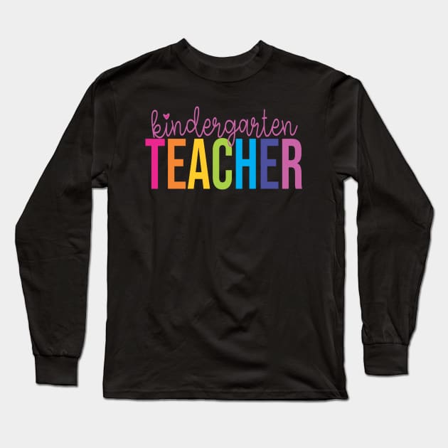 kindergarten teacher Long Sleeve T-Shirt by pangarkitober